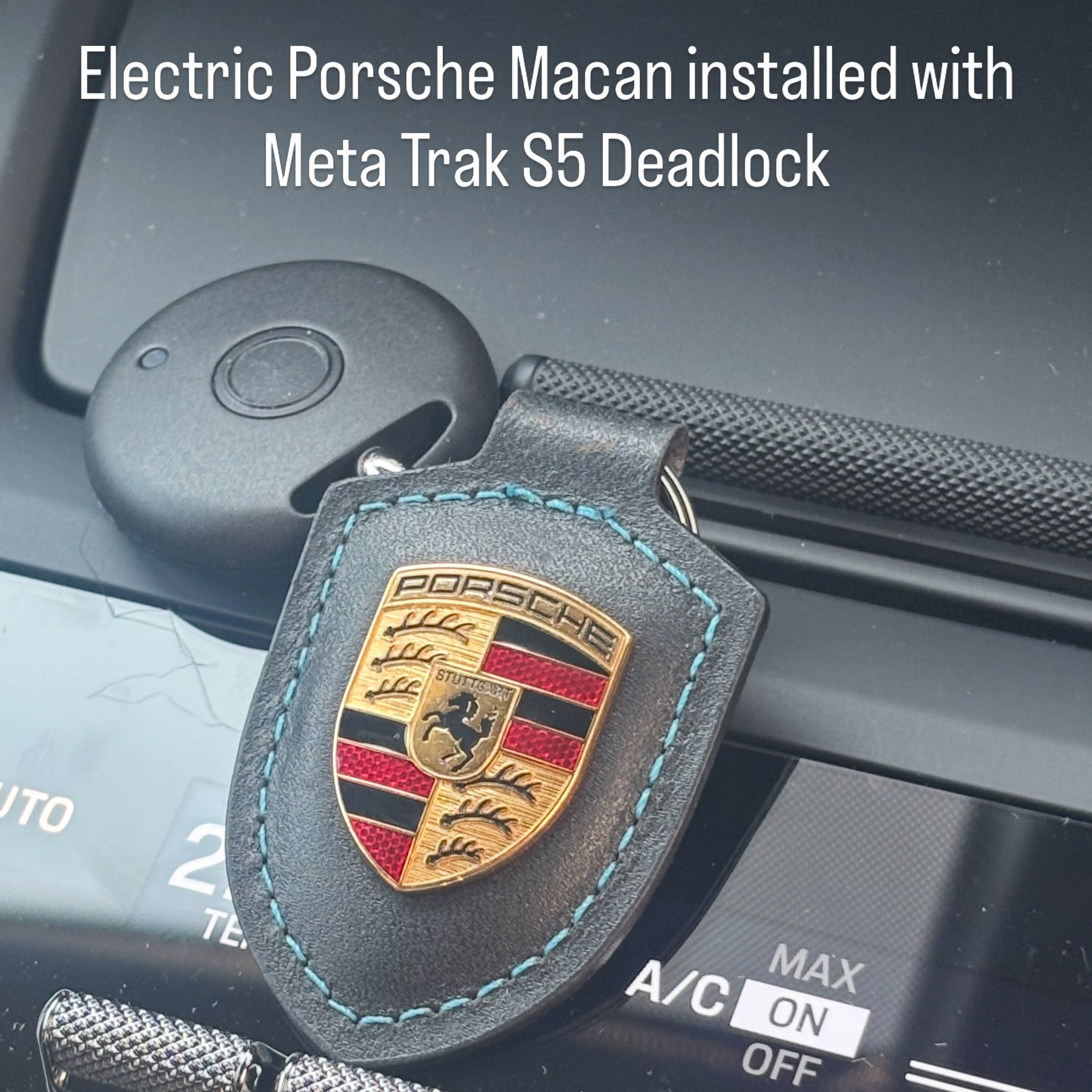 Porsche Macan full electric installed with Meta Trak S5